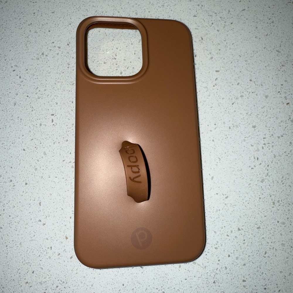 iPhone 14 Pro Max Loopy Case in Camel